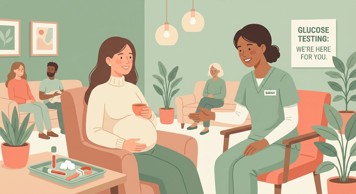 Glucose tolerance test at 24-28 weeks pregnant