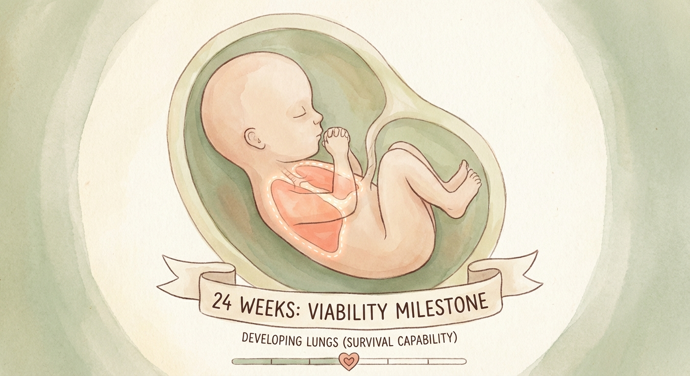 Fetal viability and lung development at 24 weeks
