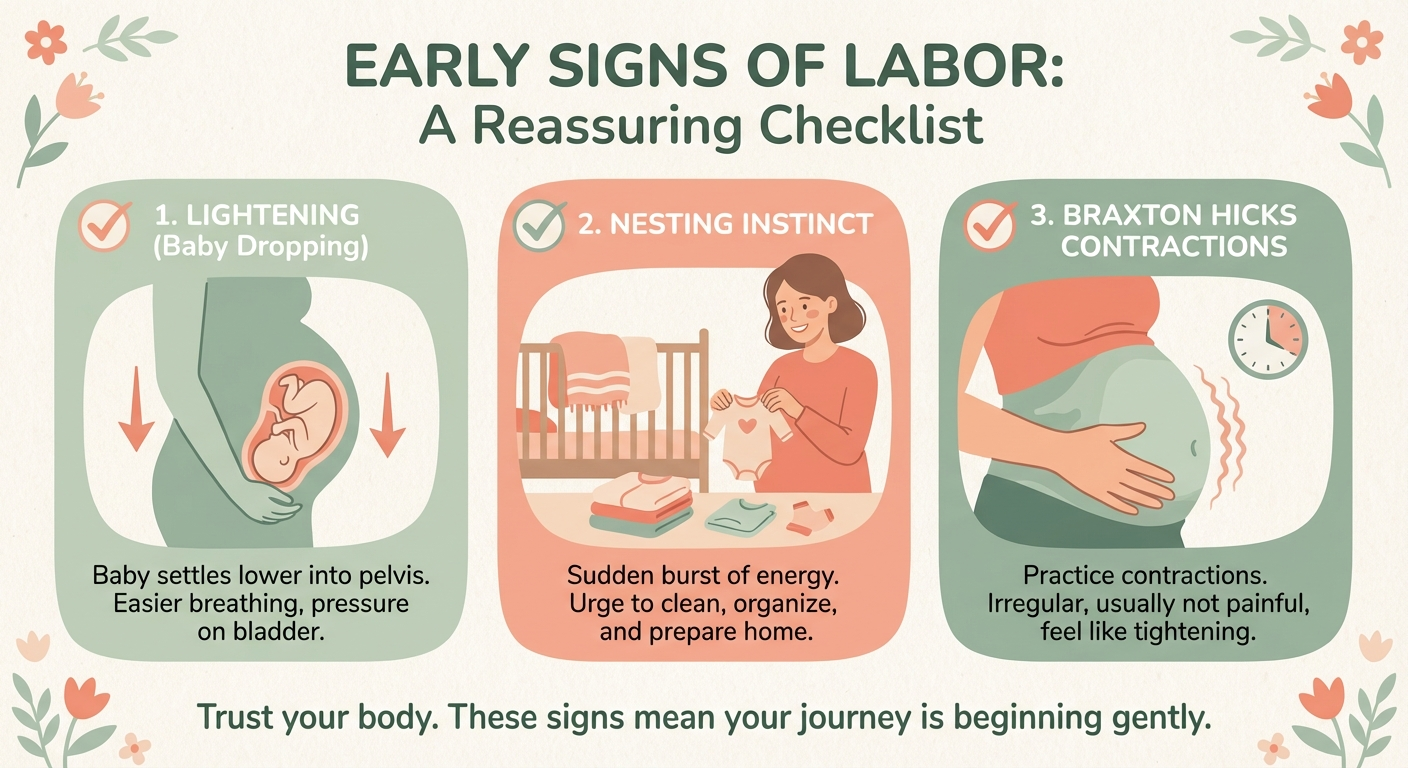 Early signs of labor at 37 weeks pregnant