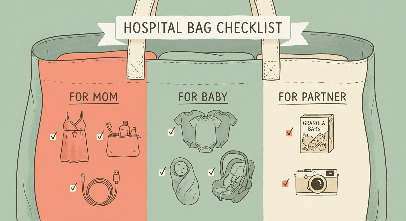 Hospital bag checklist for 40 weeks pregnant